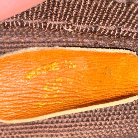 GUCCI Vintage 70's GG Boston Bag in Orange Stripe Brown Canvas Doctor Bag - Picture 12 of 16